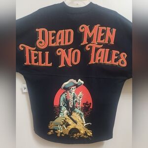 *NWT RARE* Pirates of the Caribbean Disney Dead Men Tell No Tales Spirit Jersey